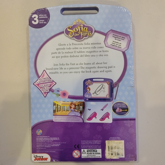 Sofia the first storybook with Etch-A-Sketch - Picture 2 of 2